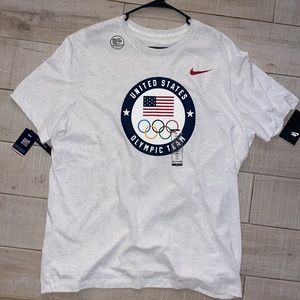 NIKE DRIFIT USA OLYMPIC GRAY SHIRT XXL